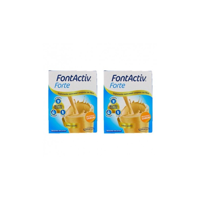 FONTACTIV FORTE PACK DESCUENTO 2 UNIDADES 30 G 14 SOBRES VAINILLA