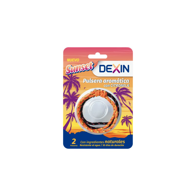 DEXIN PULSERA AROMATICA CON CINTRONELA ALOHA 2U