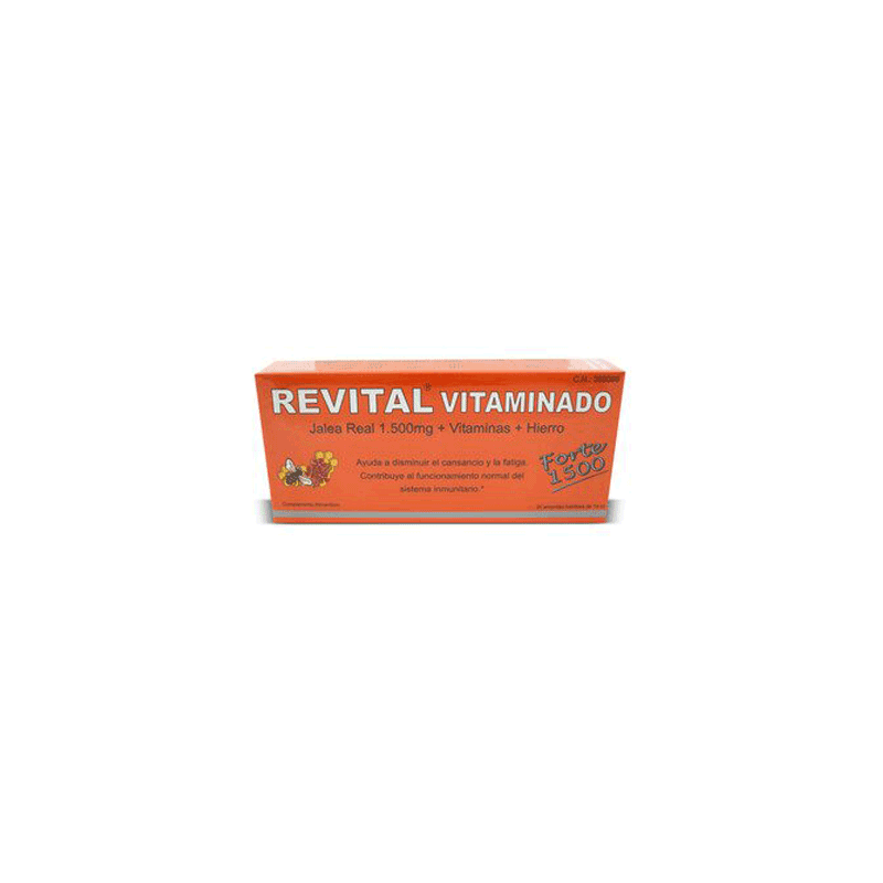 Revital vitaminado forte 1500 20 viales Revital