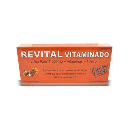 Revital vitaminado forte 1500 20 viales