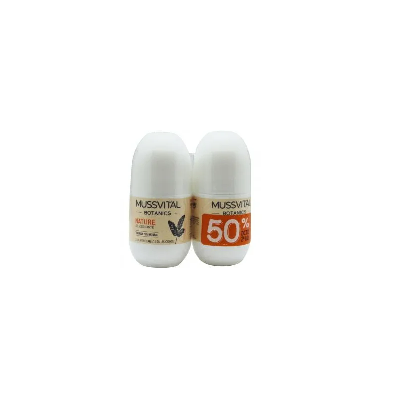 MUSSVITAL DESODORANTE FORTE BOTANICS 2X75ML