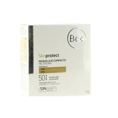 BE+ SKIN PROTECT MAQUILLAJE COMPACTO SPF50+ PIEL OSCURA 10 G