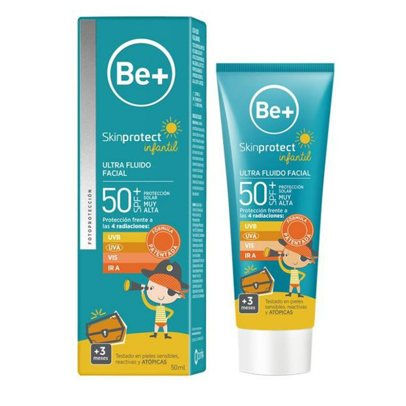 BE+ SKIN PROTECT ULTRAFLUIDO FACIAL SPF50+ INFANTIL 1 ENVASE 50 ML