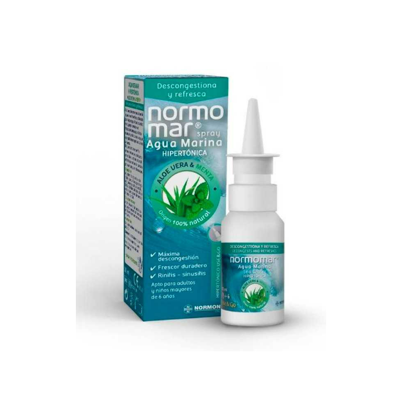 NORMOMAR SPRAY USE & GO DESCONGESTIVO 1 SPRAY 30 ML ALOE VERA MENTA