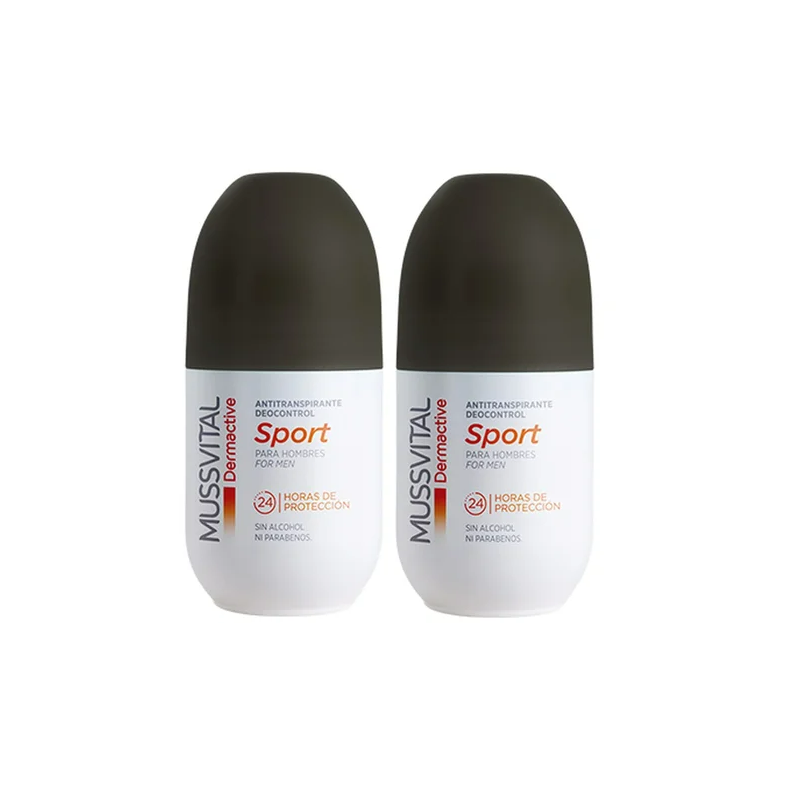 MUSSVITAL DESODORANTE MEN SPORT 2X75ML