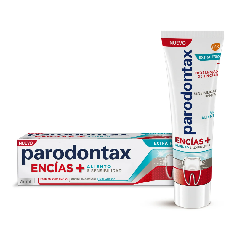 PARODONTAX ENCIAS + ALIENTO & SENSIBILIDAD EXTRA FRESH 1 TUBO 75 ML