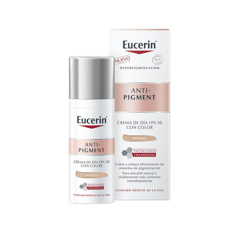 EUCERIN ANTI-PIGMENT CREMA DE DIA 30 FPS 1 ENVASE 50 ML TONO MEDIO