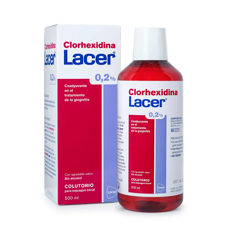 LACER COLUTORIO CLORHEXIDINA 0.2% 1 ENVASE 500 ML