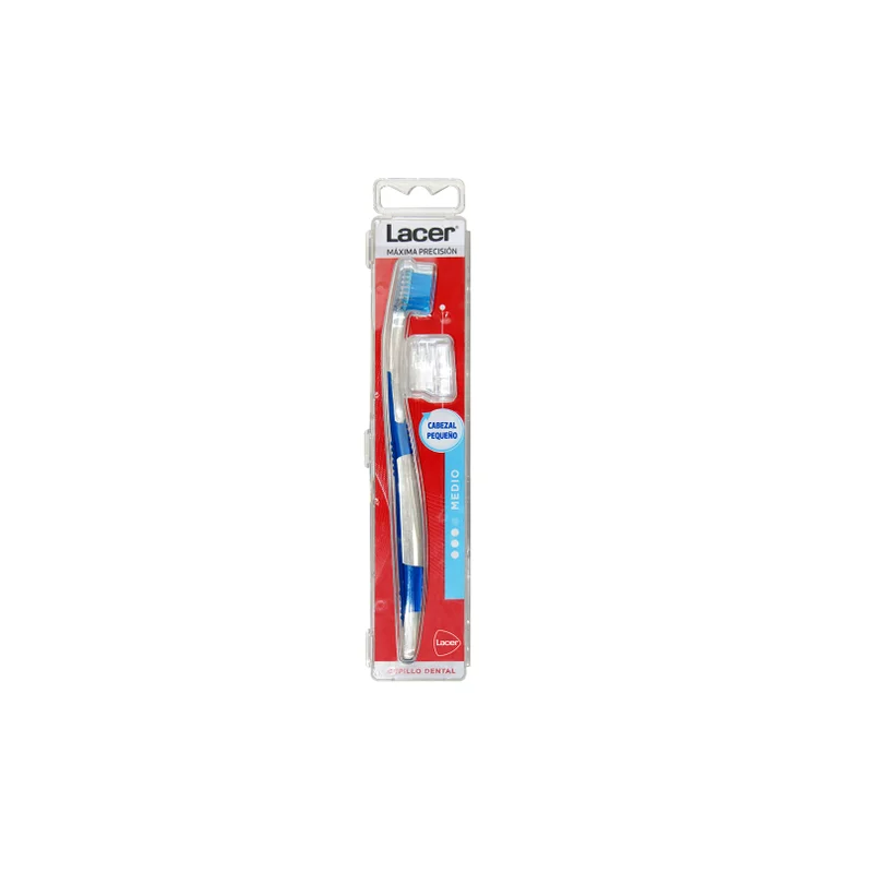 CEPILLO DENTAL ADULTO LACER CABEZAL PEQUEÑO MEDIUM