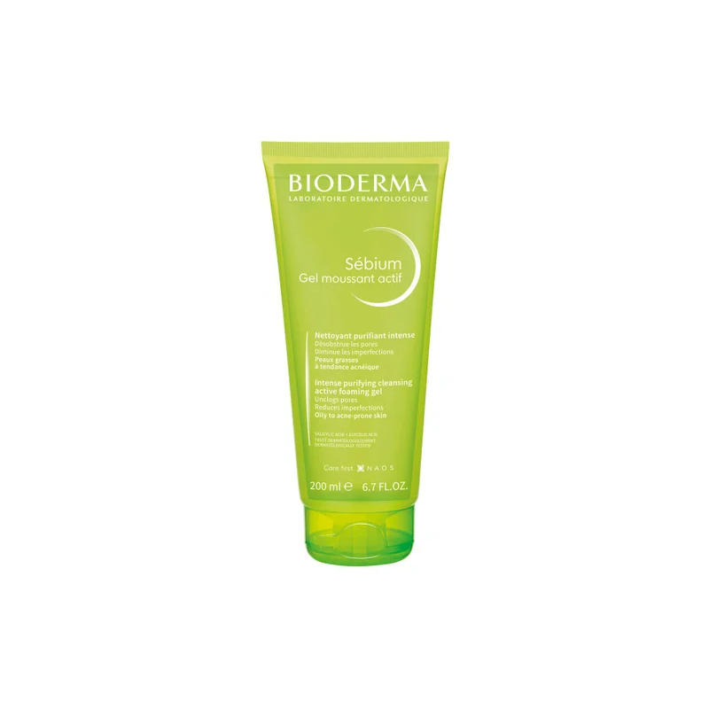 SEBIUM GEL MOUSSANT ACTIF 1 TUBO 200 ML