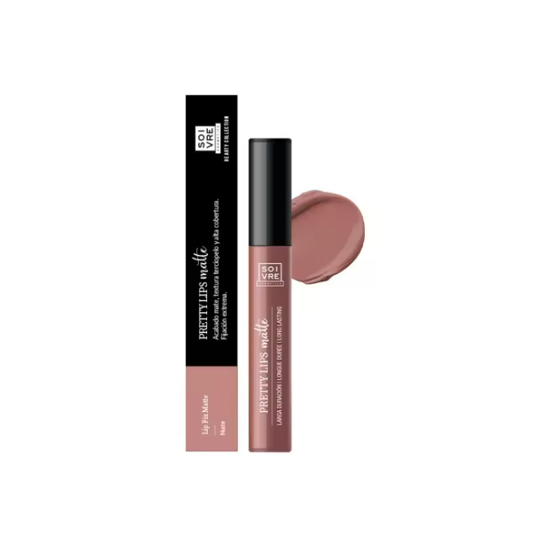 SOIVRE COSMETICS LIP FIX MATTE BEAUTYCOLLECTION 1 ENVASE 5 ML NUDE