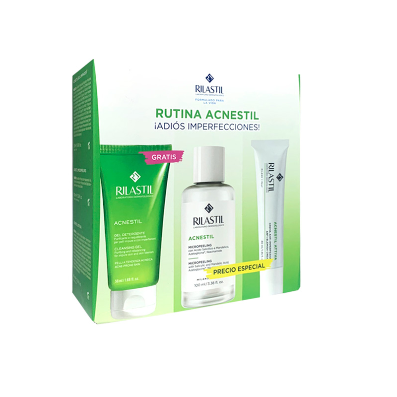 RILASTIL PACK ACNESTIL GEL+MICROPEELING + CREMA