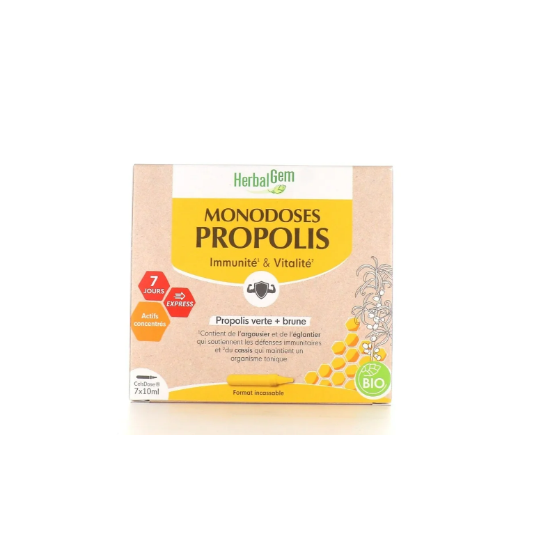 HERBALGEM PROPOLEO MONODOSIS 7X10ML