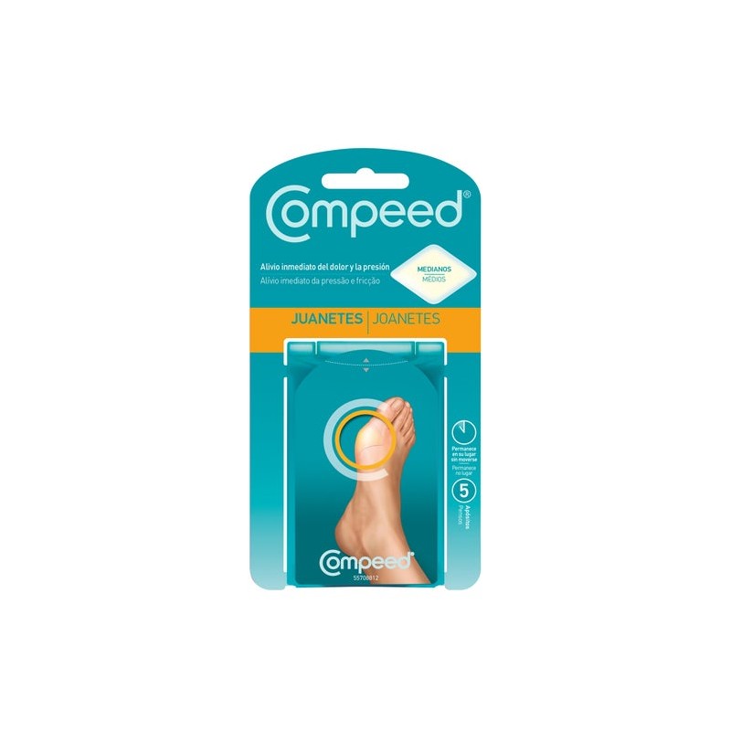 COMPEED JUANETES HIDROCOLOIDE 5 U