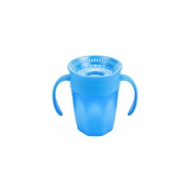 VASO 360º SIN BOQUILLA DR BROWN´S AZUL 200 ML