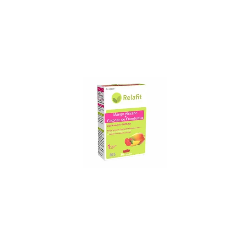 RELAFIT MS MANGO AFRICANO + EXTTO FRAMBUESA 30 CAPSULAS