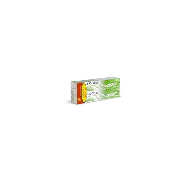 NORMODENT ANTICARIES BIFLUOR PASTA DENTAL 2 TUBOS 125 ML