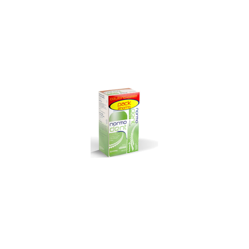 NORMODENT ANTICARIES PACK COLUTORIO / PASTA 1 ENVASE 500 ML + 1 ENVASE 125 ML