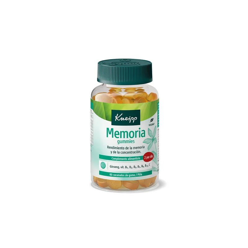 KNEIPP MEMORIA 60 GUMMIES SABOR PIÑA