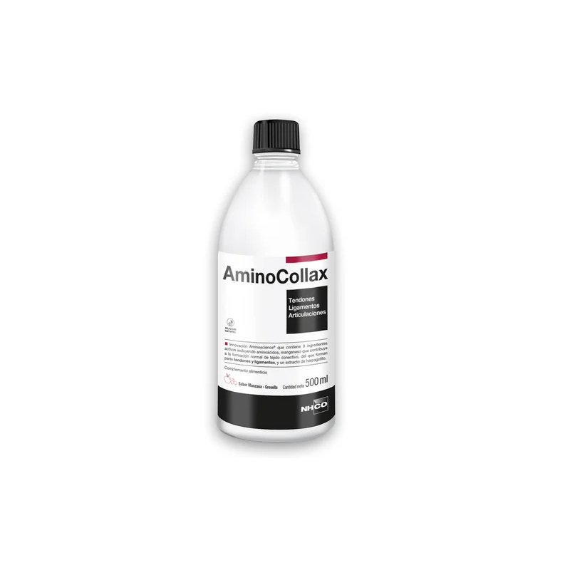 AMINOCOLLAX 1 BOTELLA 500 ML SABOR MANZANA GROSELLA