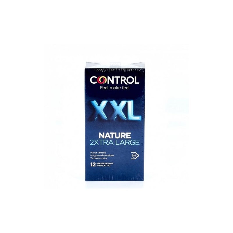 CONTROL NATURE 2XTRA LARGE PRESERVATIVOS 12 UNIDADES