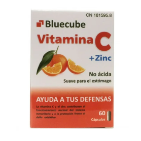 VITAMINA C+ ZINC BLUECUBE 60 CAPSULAS