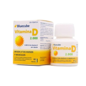 VITAMINA D 2000 BLUECUBE 60 CAPSULAS