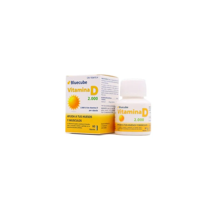 VITAMINA D 2000 BLUECUBE 60 CAPSULAS