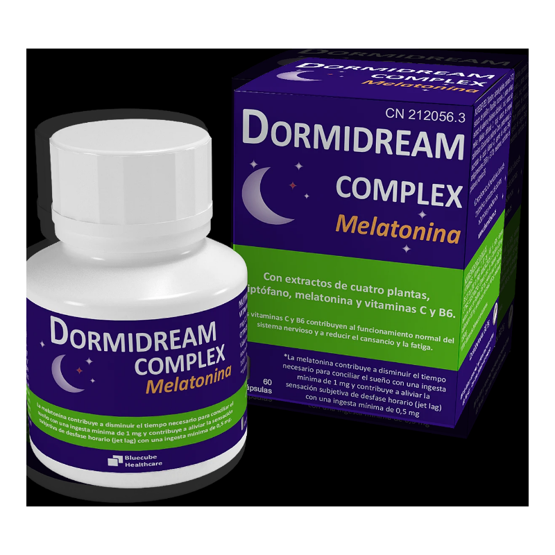 DORMIDREAM COMPLEX MELATONINA 60 CAPSULAS