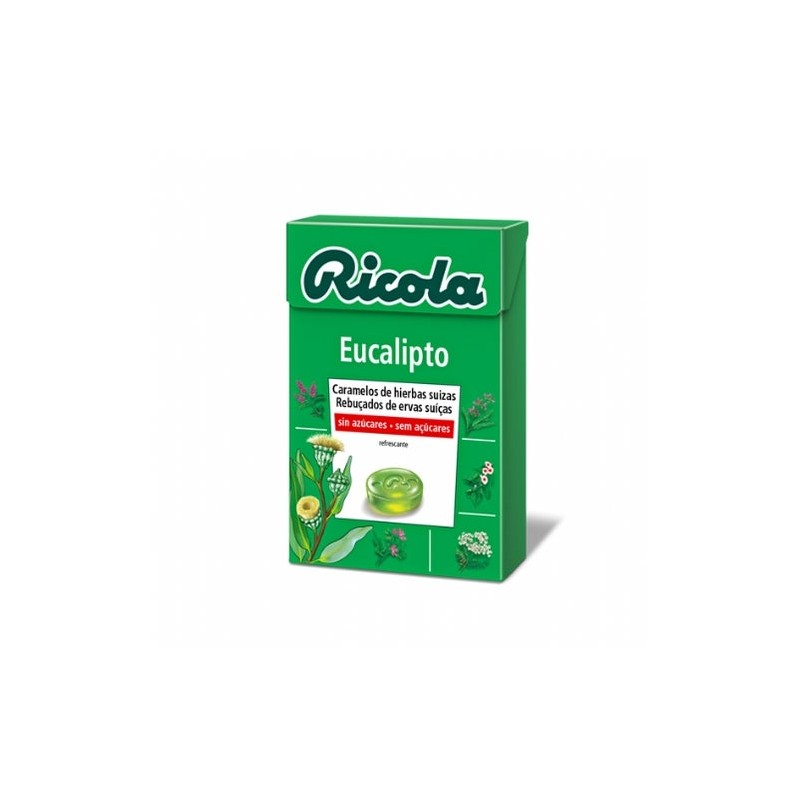 RICOLA CARAMELOS SIN AZUCAR EUCALIPTUS 50 G