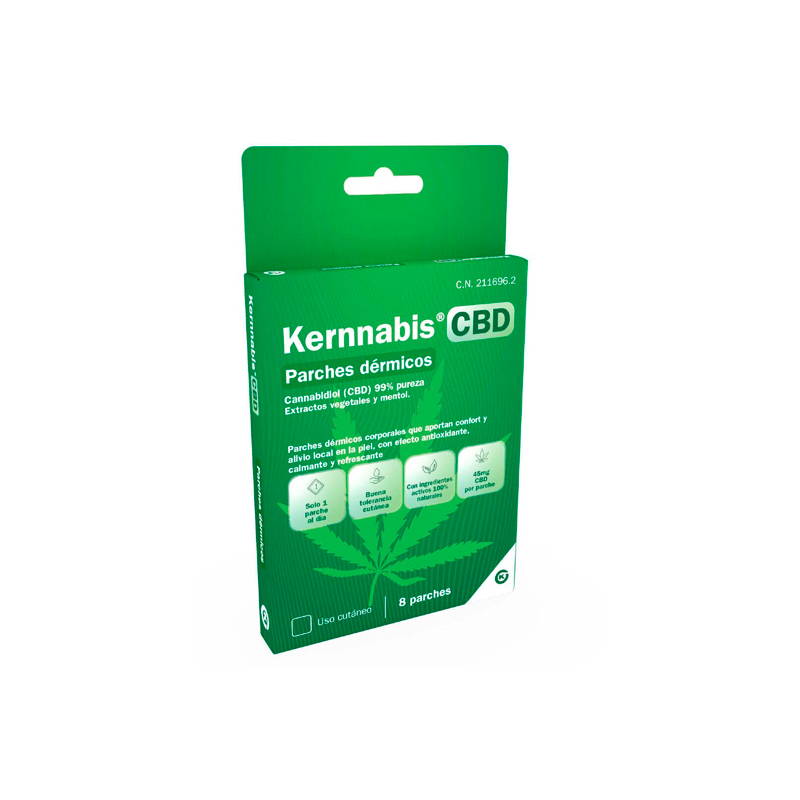 KERNNABIS CBD PARCHES DERMICOS 8 UNIDADES