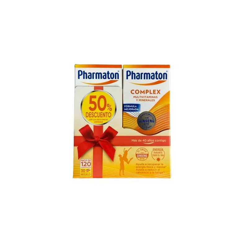 PHARMATON COMPLEX 2 ENVASES 60 COMPRIMIDOS PACK PROMOCIONAL