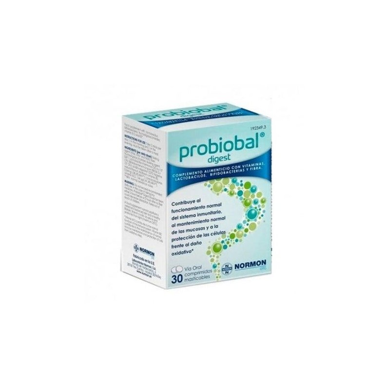 PROBIOBAL DIGEST 30 COMPRIMIDOS MASTICABLES