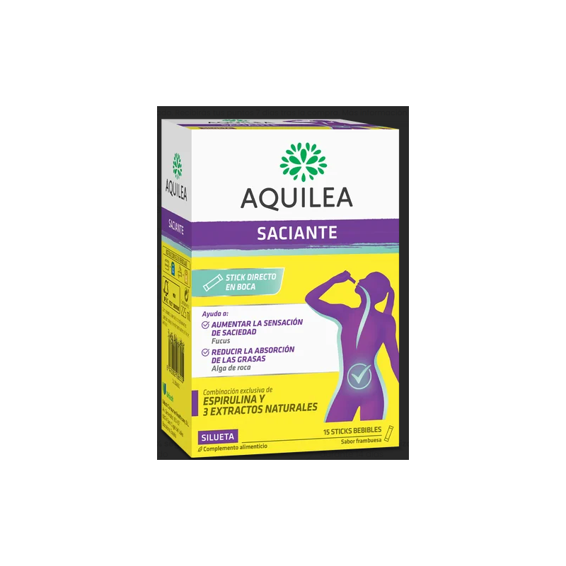 AQUILEA SACIANTE 15 STICKS 15 ML SABOR PIÑA