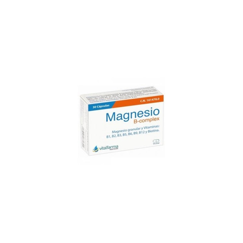 VITALFARNMA MAGNESIO B COMPLEX 30 CAPSULAS