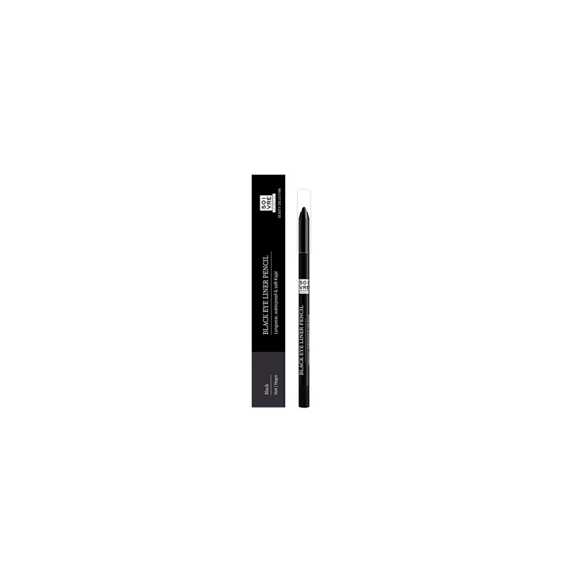 SOIVRE COSMETICS EYELINER LAPIZ DE OJOS NEGRO 1 UNIDAD 1,2 G