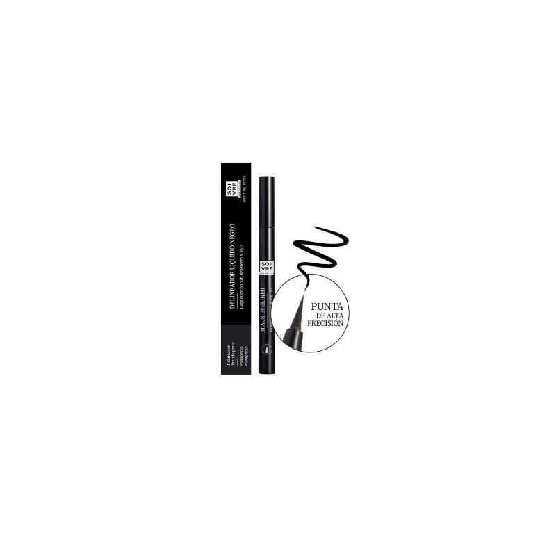 SOIVRE COSMETICS DELINEADOR LIQUIDO EYELINER 1 ENVASE 1,1 ML COLOR NEGRO