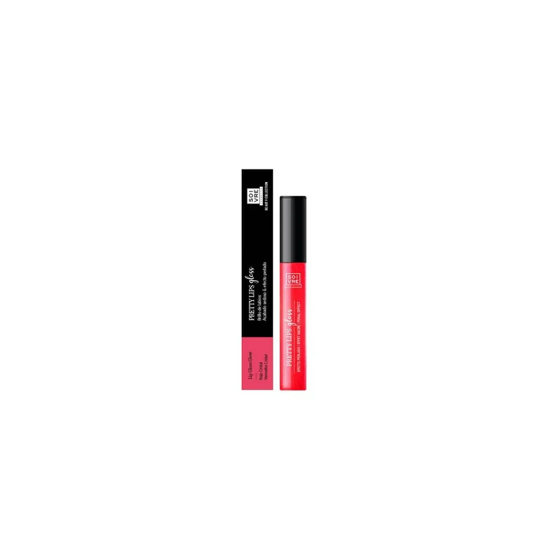 SOIVRE COSMETICS PRETTY LIPS GLOSS 1 ENVASE 5 ML COLOR ROJO CRISTAL