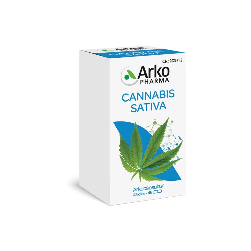 ARKOCAPSULAS CANNABIS SATIVA 45 CAPSULAS