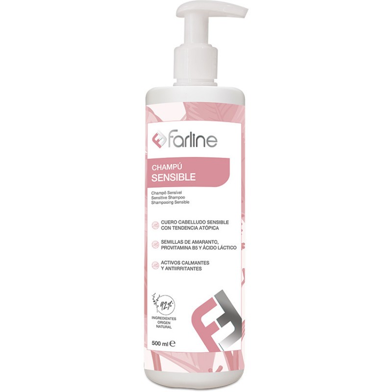 FARLINE CHAMPU SENSIBLE 1 ENVASE 500 ML