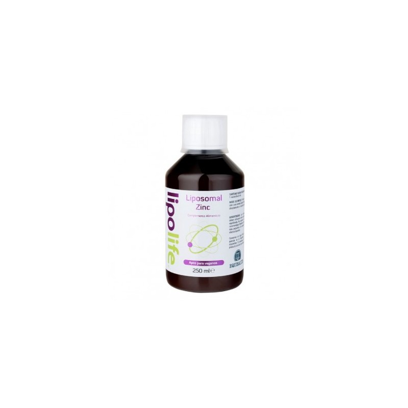 lipolife liposomal zinc de equisalud, 250 mililitros