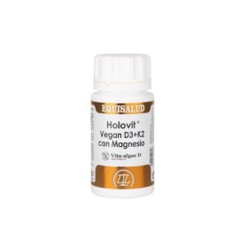 Holovit Vegan D3+K2 con Magnesio 50 cápsulas