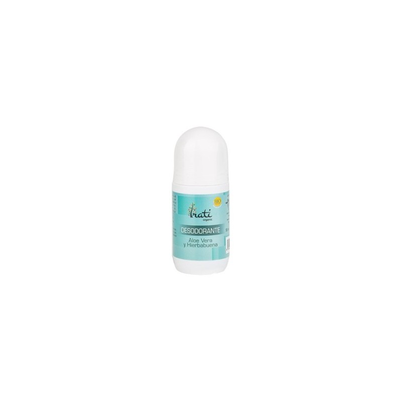 desodorante roll-on aloe vera y hierbabuena bio 50 ml.