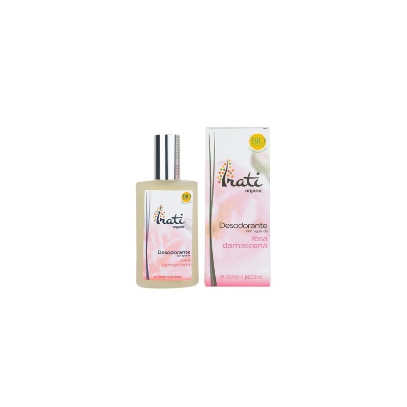 desodorante spray rosa damascena bio 100 ml.