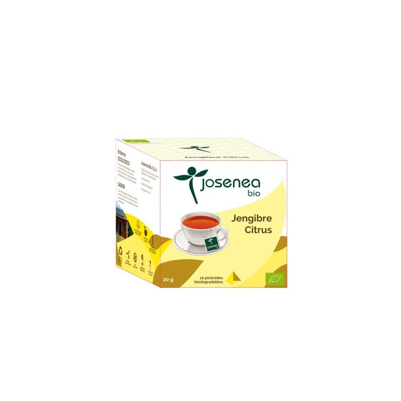 Comprar Jengibre Citrus De Josenea, Caja De 10 Pirámides a precio de oferta