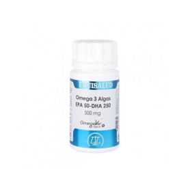 Omega 3 Algas EPA50-DHA250 de Equisalud, 500 mg 40 perlas