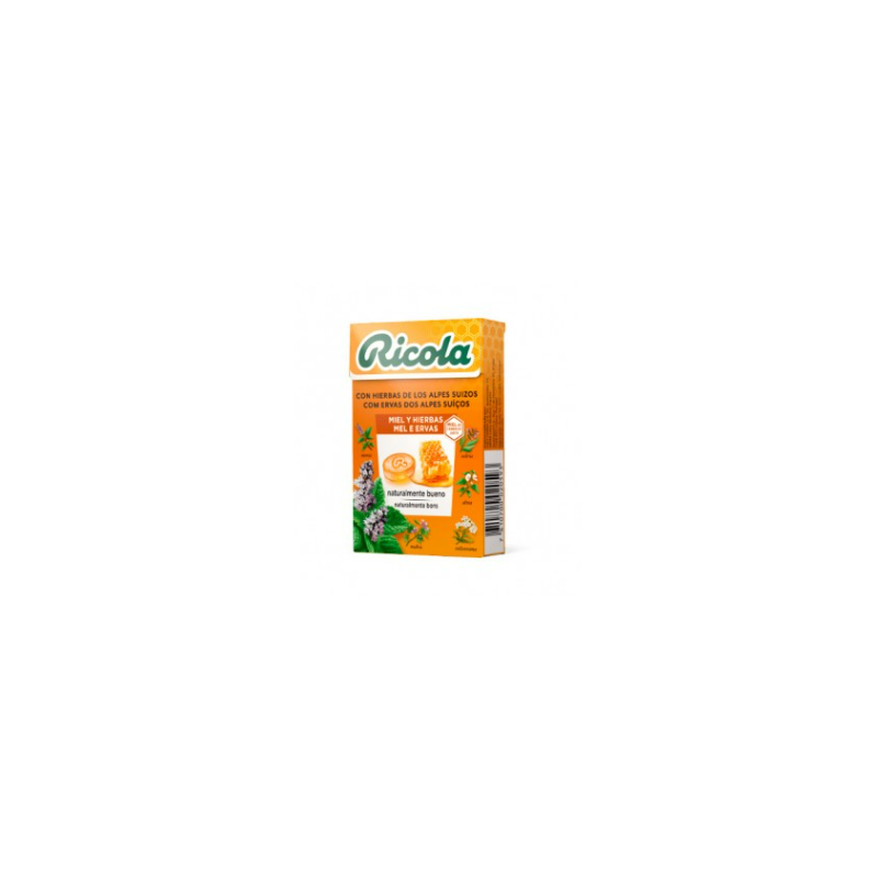 RICOLA CARAMELOS 1 ENVASE 50 G SABOR MIEL Y HIERBAS