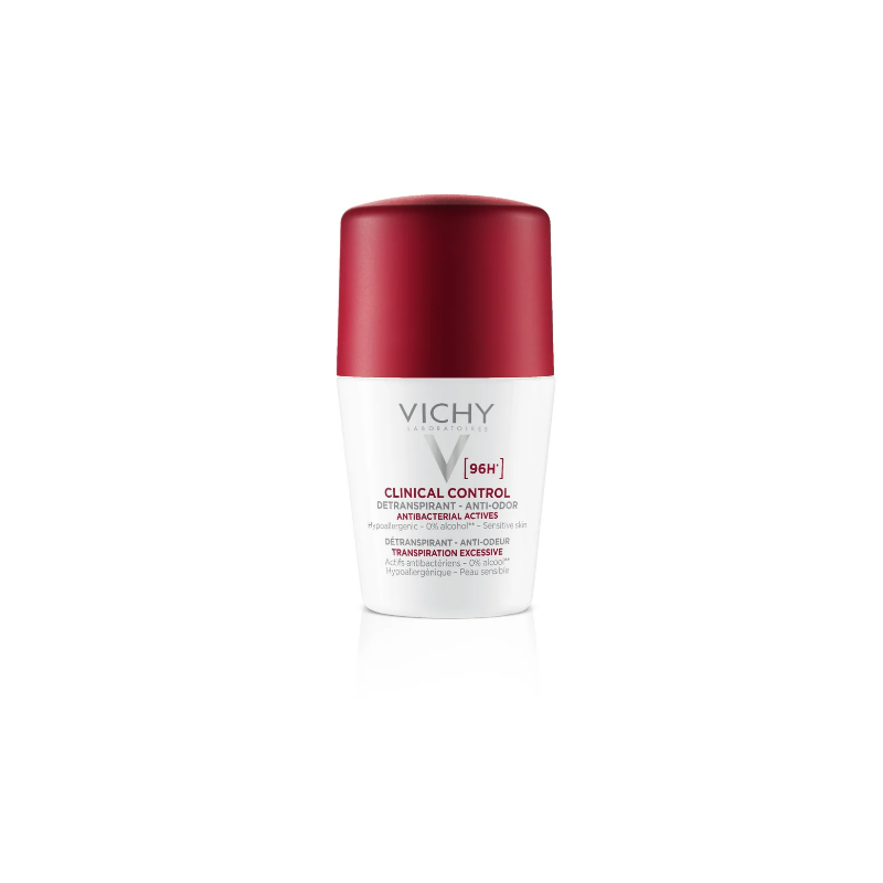 VICHY DESODORANTE DEO CLINICAL CONTROL 96 H ROLL ON TAPON ROJO