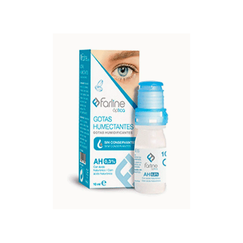 FARLINE OPTICA GOTAS HUMECTANTES AH 0.3% 1 FRASCO 10 ML