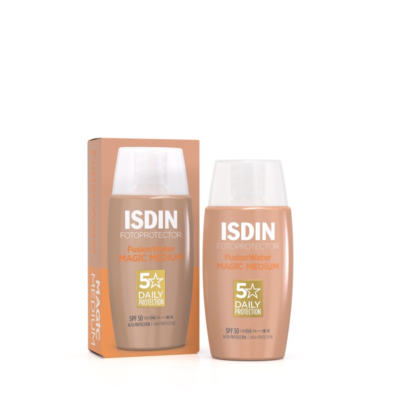 Isdin fotoprotector fusion water color spf50+ 50ml Fotoprotección